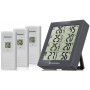 Метеостанция Bresser Temeo Hygro Quadro, серая