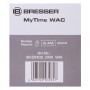 Часы настольные Bresser MyTime WAC, черные