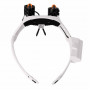 Лупа-очки Kromatech налобная 3/10/15/25x, с подсветкой (2 LED) 32225-21SX