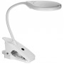 Лупа Kromatech настольная 2/6х, 120/23 мм, с прищепкой и подсветкой (8 LED) BC120C